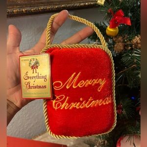 Everything Christmas Decorations By country silk Christmas Decorative Pillow Vtg